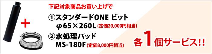 スタンダードONEビット+水処理パッド サービス