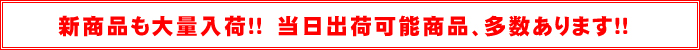 大量入荷 大量入荷