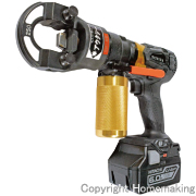 18V 充電式油圧ポンプ アウクシー(6.0Ah電池×2・充電器・ケース付)250mm2端子圧着セット NC-AUX250J 18V 充電式油圧ポンプ アウクシー(6.0Ah電池×2・充電器・ケース付)250mm2端子圧着セット NC-AUX250J