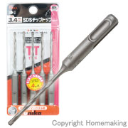 チップトップビット SDSプラス軸 3.4mm×110mm (5本入)DP5-T34 チップトップビット SDSプラス軸 3.4mm×110mm (5本入)DP5-T34