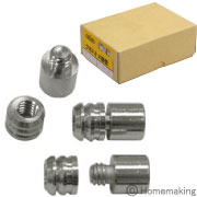 真鍮製ダボ棚受 φ8mm オン 1箱(400個入) 真鍮製ダボ棚受 φ8mm オン 1箱(400個入)