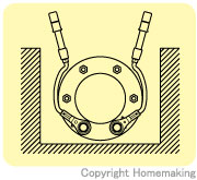 水道本管用　弓形トルクレンチ(単能型)