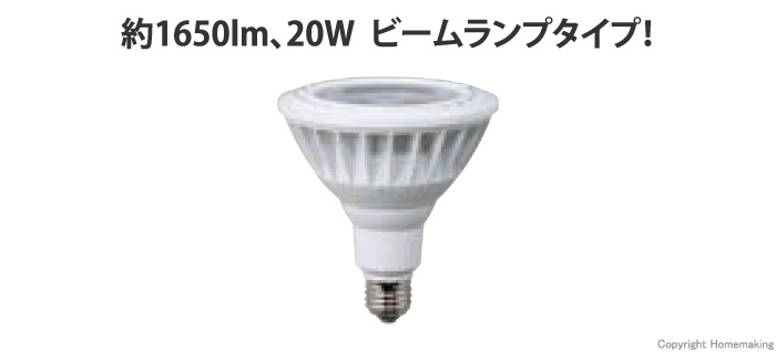 20W LED電球(ビームランプタイプ)