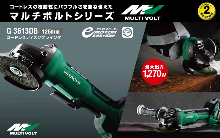 125mm マルチボルトコードレスディスクグラインダ パドルスイッチ 125mm マルチボルトコードレスディスクグラインダ パドルスイッチ