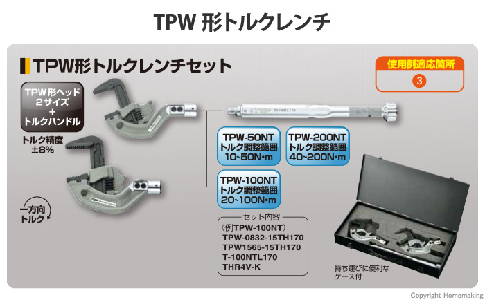 TPW形トルクレンチセット