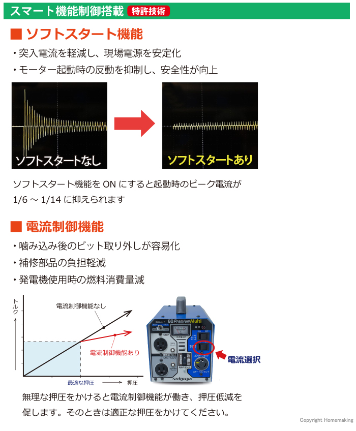 スマート制御機能