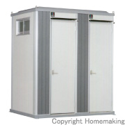 エポックトイレ　簡易水洗トイレ　(洋式+洋式)　各室入口タイプ　TU-EPFWW-K