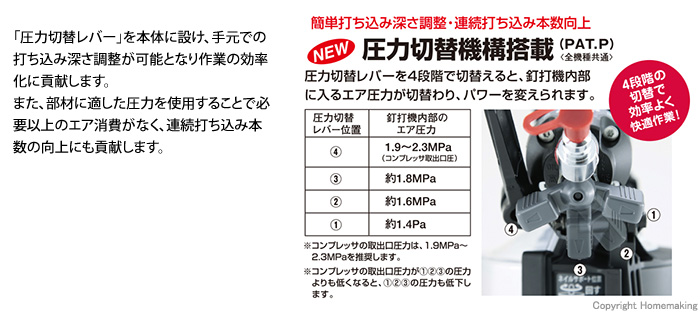 新商品】MAX 高圧釘打機「スーパーネイラ」が新機能搭載でリニューアル 