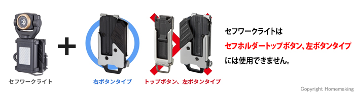 セフ着脱 適合表 セフワークライト
