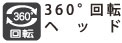360°回転ヘッド 360°回転ヘッド