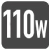 110W