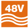 入力電圧48V三相の製品です。