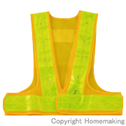 LED点滅式反射ベスト　Sサイズ