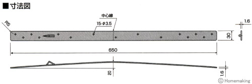 帯金物(爪付き)　1箱(50本)