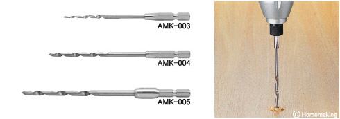 木工用下穴錐　1本組 3mm