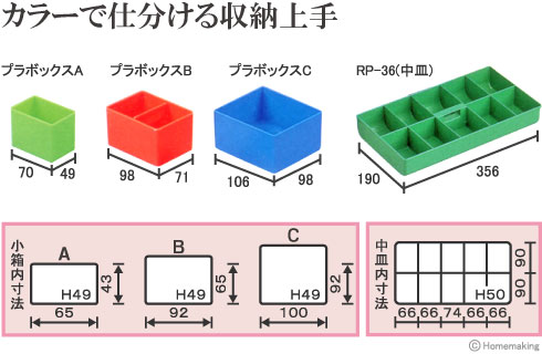 パーツボックス用小箱　プラボックス