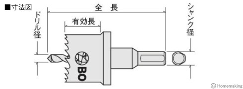 バイメタルホールソー