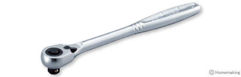 トネ ラチェットハンドル ホールドタイプ(差込角9.5mm)::RH3H|ホーム