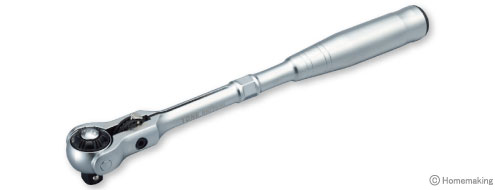 スイベルラチェットハンドル　ホールドタイプ(差込角9.5mm)