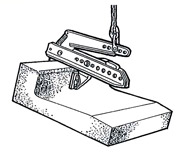 イーグル・クランプ 縁石用クランプ EST型 25〜250kg(25〜250mm)::EST