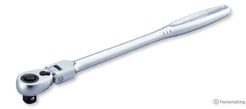 首振ラチェットハンドル　ホールドタイプ(差込角12.7mm)
