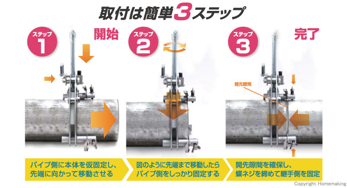 パイプ溶接クランプ