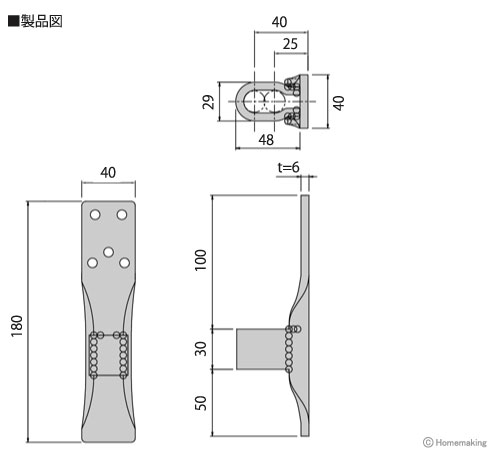 プロパスホールダウン　標準仕様