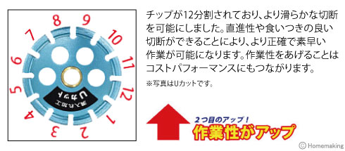 作業性がアップ