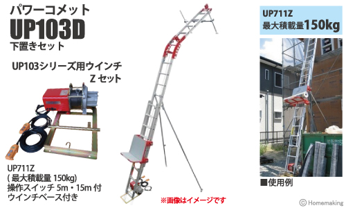 ユニパー パワーコメット下置きセット(標準台車・標準曲りレール)2階用