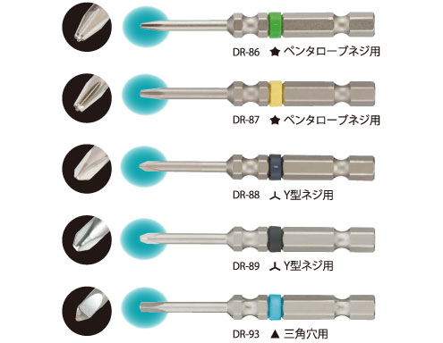 特殊ネジ用ドライバービット