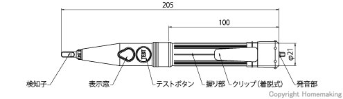 高・低圧用検電器(伸縮式)