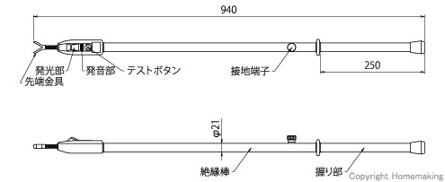 高圧・特高用検電器