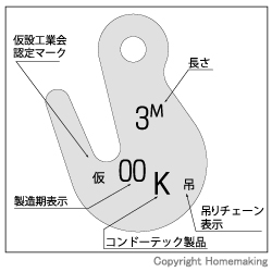 足場吊りチェーンのご使用にあたり