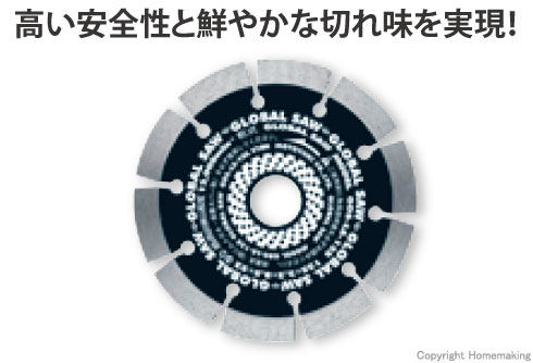 高い安全性と鮮やかな切れ味を実現！