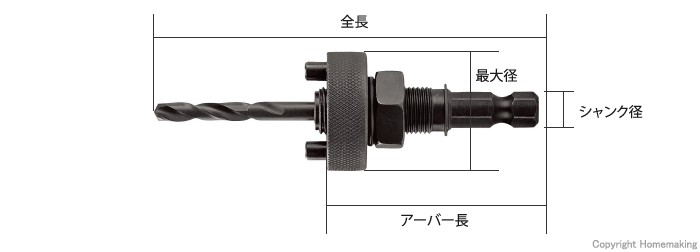 レノックス ホールソーアーバー 2L::1779801|ホームメイキング【電動