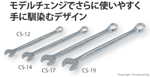 トネ 新型コンビネーションスパナ 5.5×5.5mm: 他:CS-5.5|ホーム