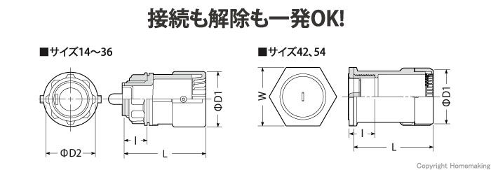 CD管用コネクタ