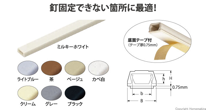 プラモール(テープ付)　0号