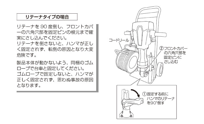 リテーナタイプの場合