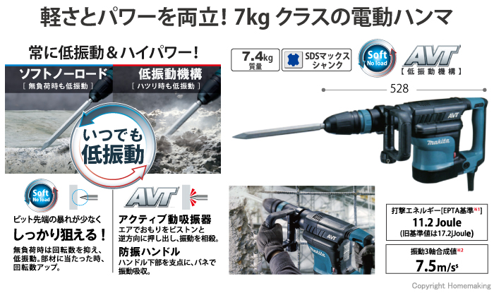 正規品質保証】 sekiストアマキタ Makita 電動ハンマ HM1111C