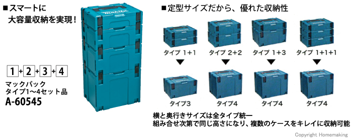 定型サイズだから、優れた収納性