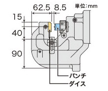 アゴ寸法図