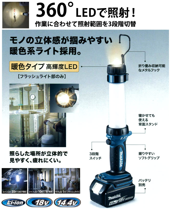 新品未使用 マキタ 電式LEDワークライト ML806Y