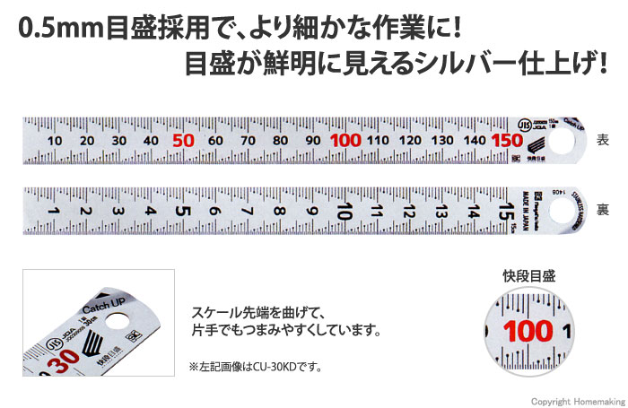 キャッチアップスケール快段目盛　FINE