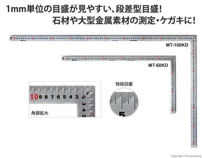 シルバー中金・大金　快段目盛