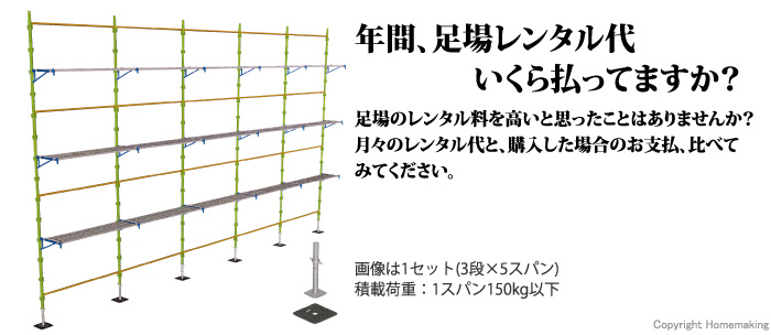 一側足場