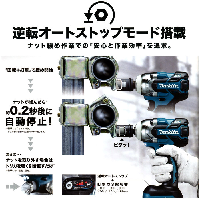 マキタ 14.4V 充電式インパクトレンチ(6.0Ah電池×2・充電器・ケース付 ...