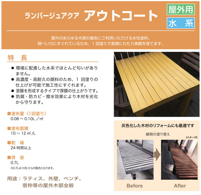ラランバージュアクア アウトコート