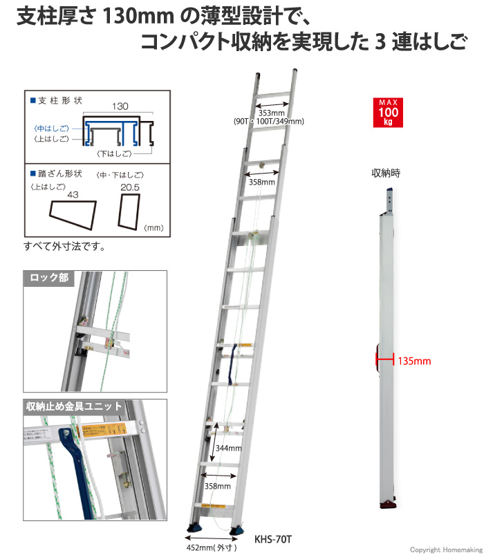 3連はしご