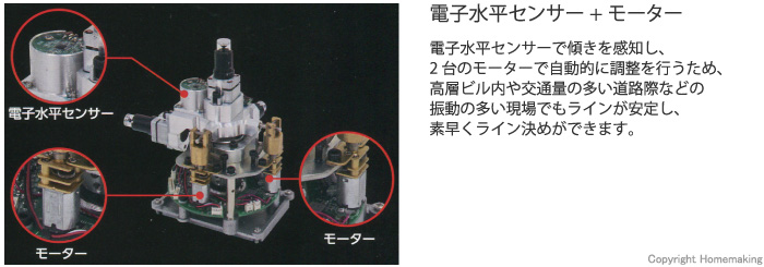 電子水平センサー+モーター